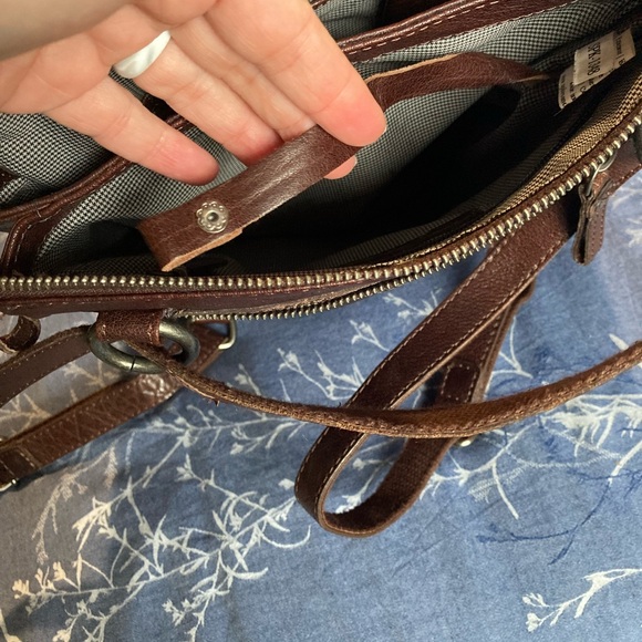 SPIKES AND SPARROW convertible bag to backpack leather - Picture 6 of 8